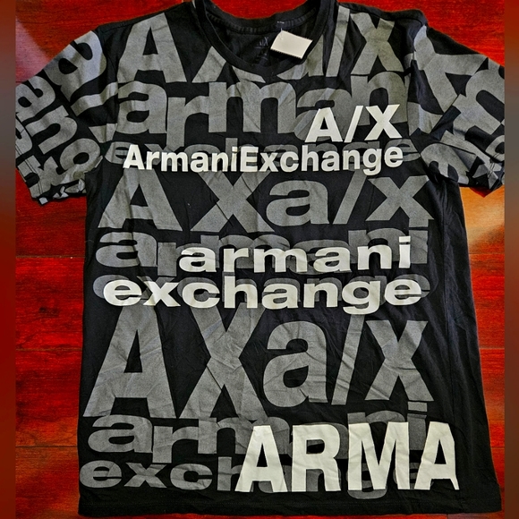 Armani Exchange Logo T-shirt - Picture 1 of 2